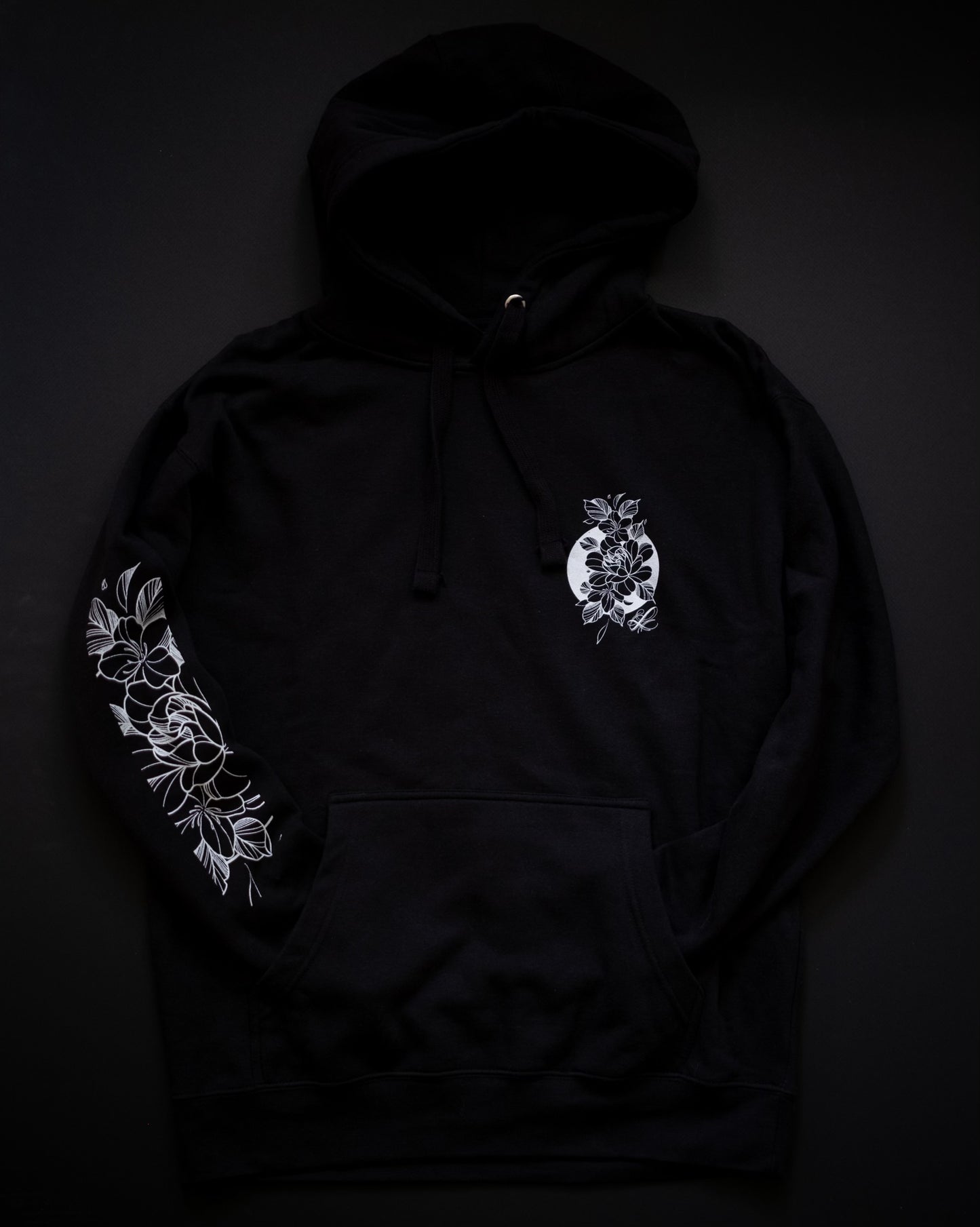 Gardenia Print Hoodie